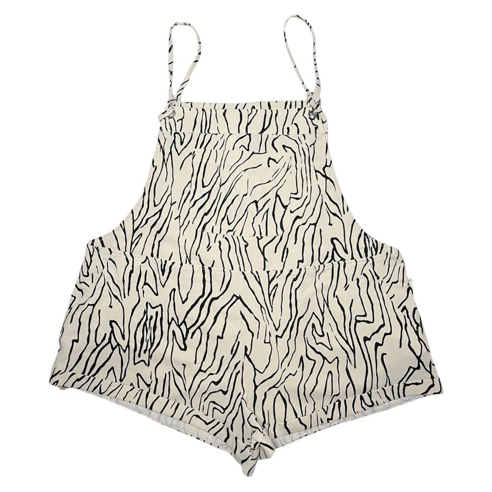 Princess Polly Utopia Playsuit Romper Beige Black